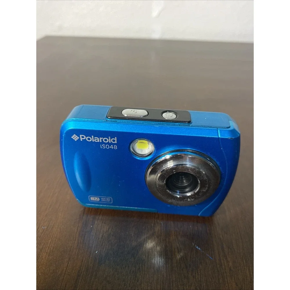 Polaroid Ultra Compact BLUE Camera 16MP  Beginner Photography Easy Use ISO48